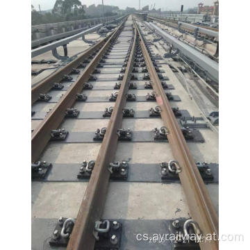 Železniční ocelová pražce používaná pro železniční tratě